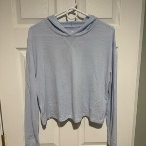 Hollister Women's Sky Blue Hoodie